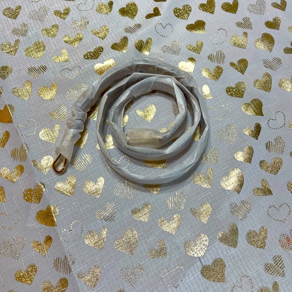 Michael Kors 45” Strap Soft Pink Leather Gold Hardware Replacement for Purse - Picture 2 of 5